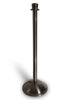 Crowd Control Barrier Stanchions Elegance Crown Top Dome Base Stanchion - TheCrowdController.com