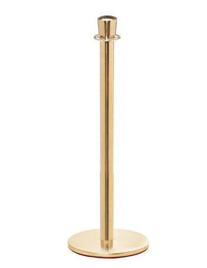 Crowd Control Barrier Stanchions Elegance Crown Top Profile Base- TheCrowdController.com