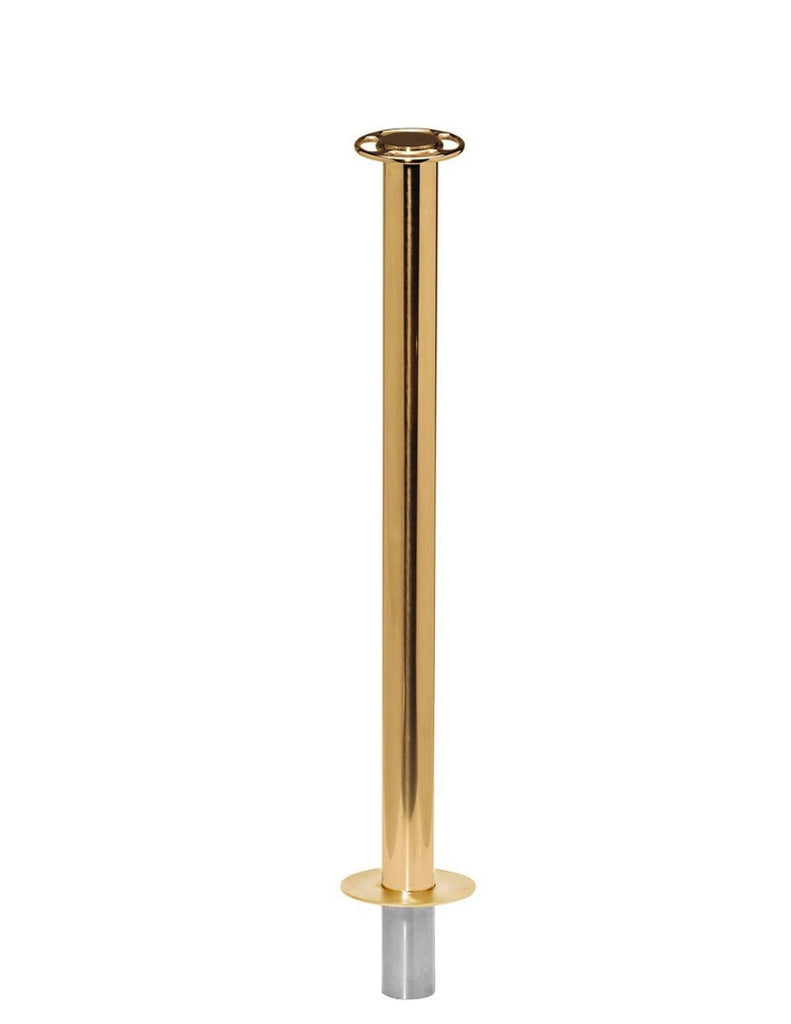 Crowd Control Barrier Stanchions Elegance Flat Top Removable Base - TheCrowdController.com