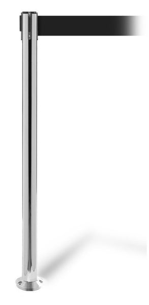 Crowd Control Barriers Stanchions QueuePro 250 Xtra Fixed - 11 FT Belt - The Crowd Controller.com