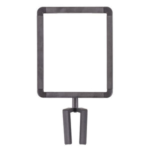Sign Holder For Plastic Stanchions Barriers - US-Weight - The Crowd Controller