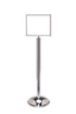 Crowd Control Sign Stand - Horizontal Frame / Dome Base - TheCrowdController.com