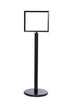 Crowd Control Sign Stand - Horizontal Frame / Flat Base - TheCrowdController.com