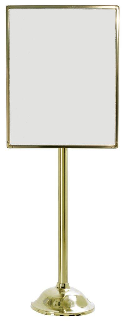Crowd Control Sign Stand - Vertical Frame / Dome Base - TheCrowdController.com