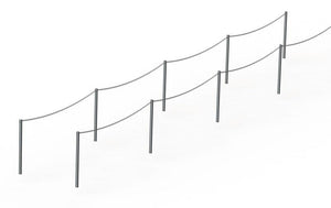 Stainless Steel Outdoor Loop Post Removable or Fixed Mounted – The ...