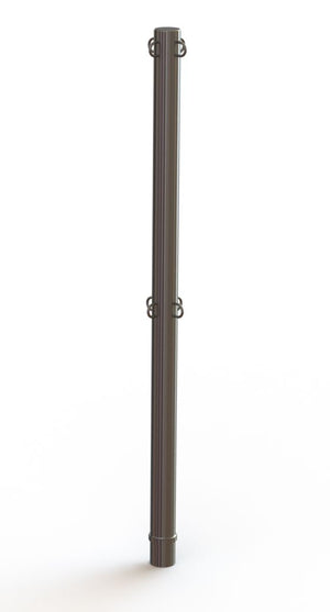 Stainless Steel Outdoor Loop Post Fixed Mounted - The Crowd Controller