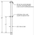 Stainless Steel Outdoor Loop Post Fixed Mounted - The Crowd Controller