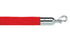 Crowd Control Barrier Stanchions Velour Rope 1.5" Diameter Snap Ends-QS- TheCrowdController.com