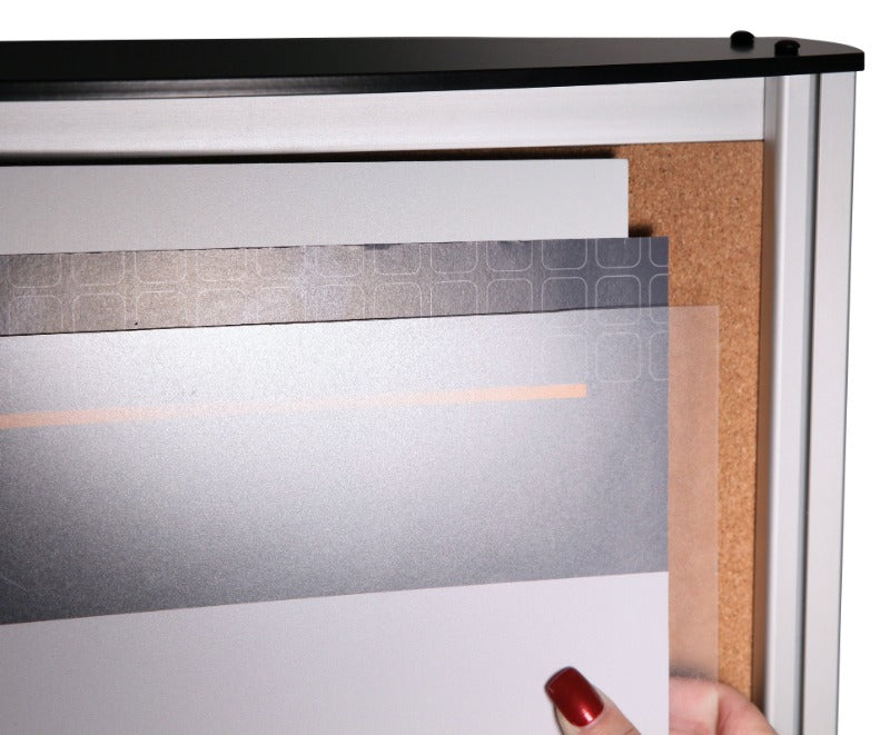 Crowd Control Versa Heavy-Duty Sign Stand | 22" X 28" Frame | Paper Poster Insert - TheCrowdController.com