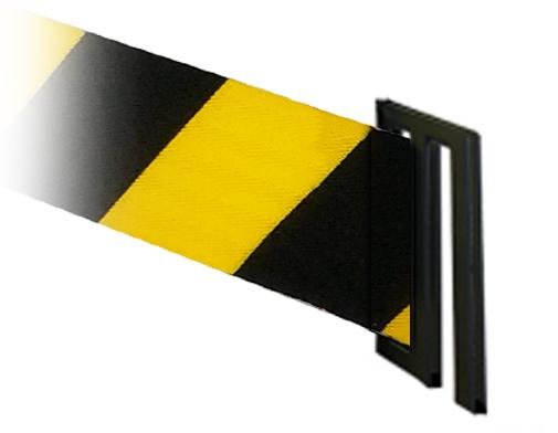 WallPro Wall Mounted Belt Barrier 750 with 55' - 75' Belt Length- TheCrowdController.com